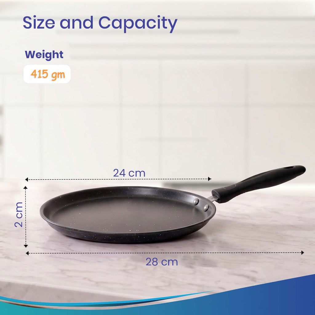 Non-Stick Tawa Pan | Induction & Gas Friendly Dosa Tawa
