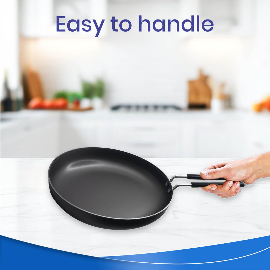 Pre-Seasoned  Iron Frypan, 100% pure, Toxin Free