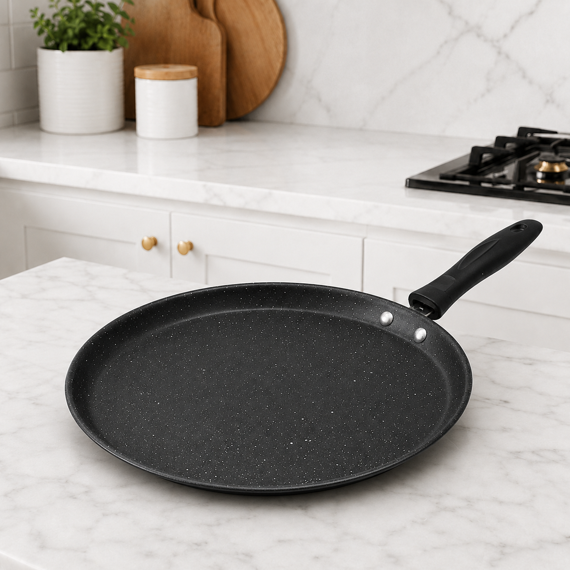 Non-Stick Tawa Pan | Induction & Gas Friendly Dosa Tawa