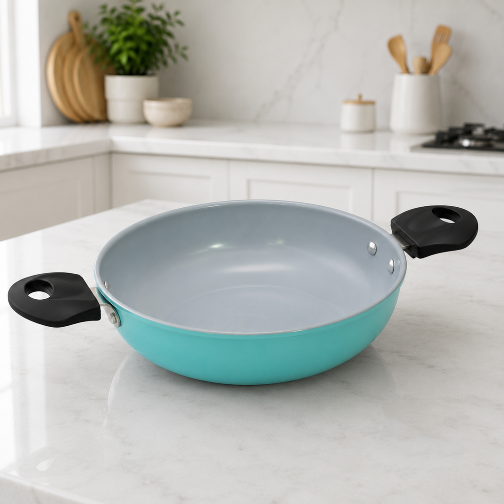Non-Stick Premium Aqua kadhai | Toxin free