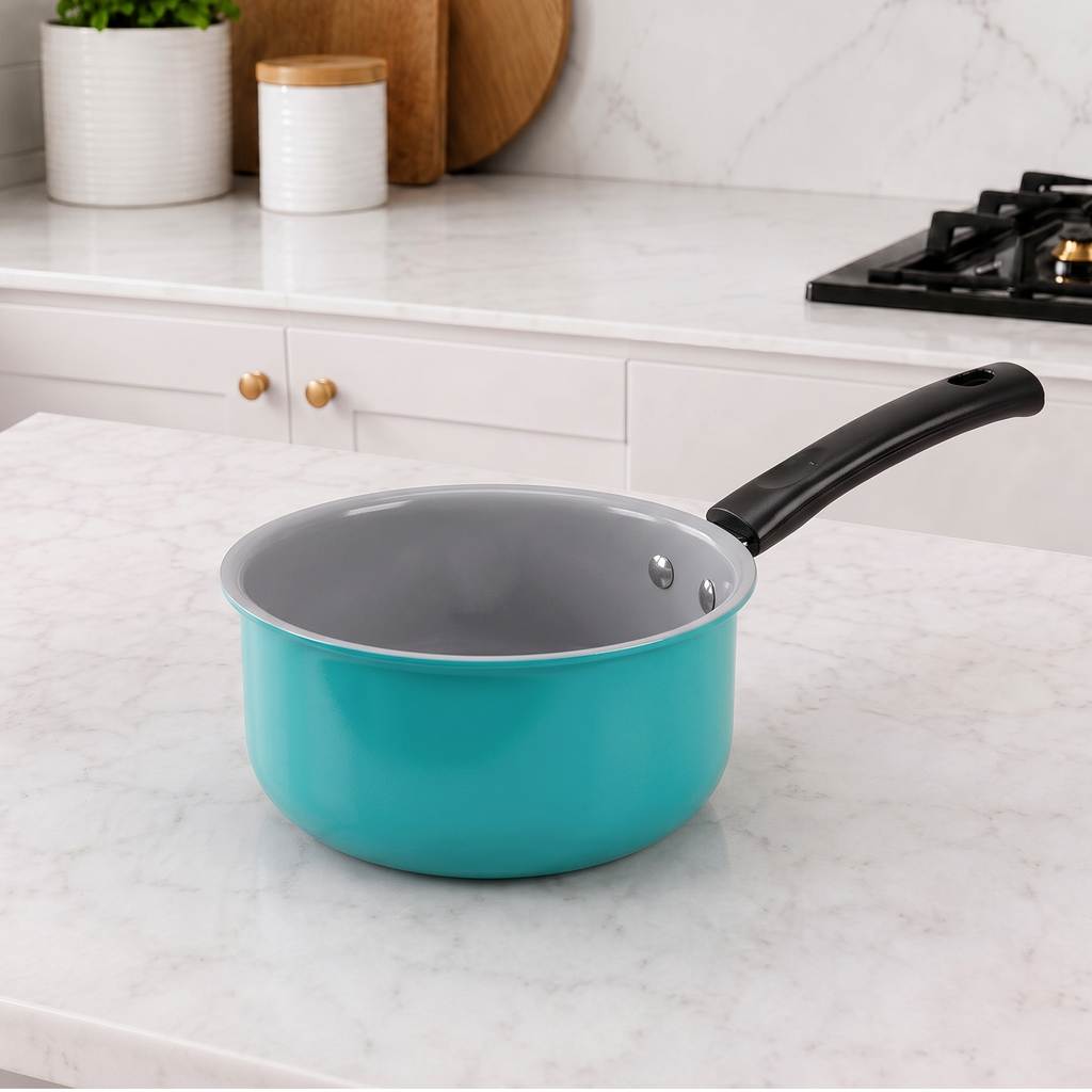 Premium Aqua Non-Stick Saucepan |  PFAS, and PFOS Free