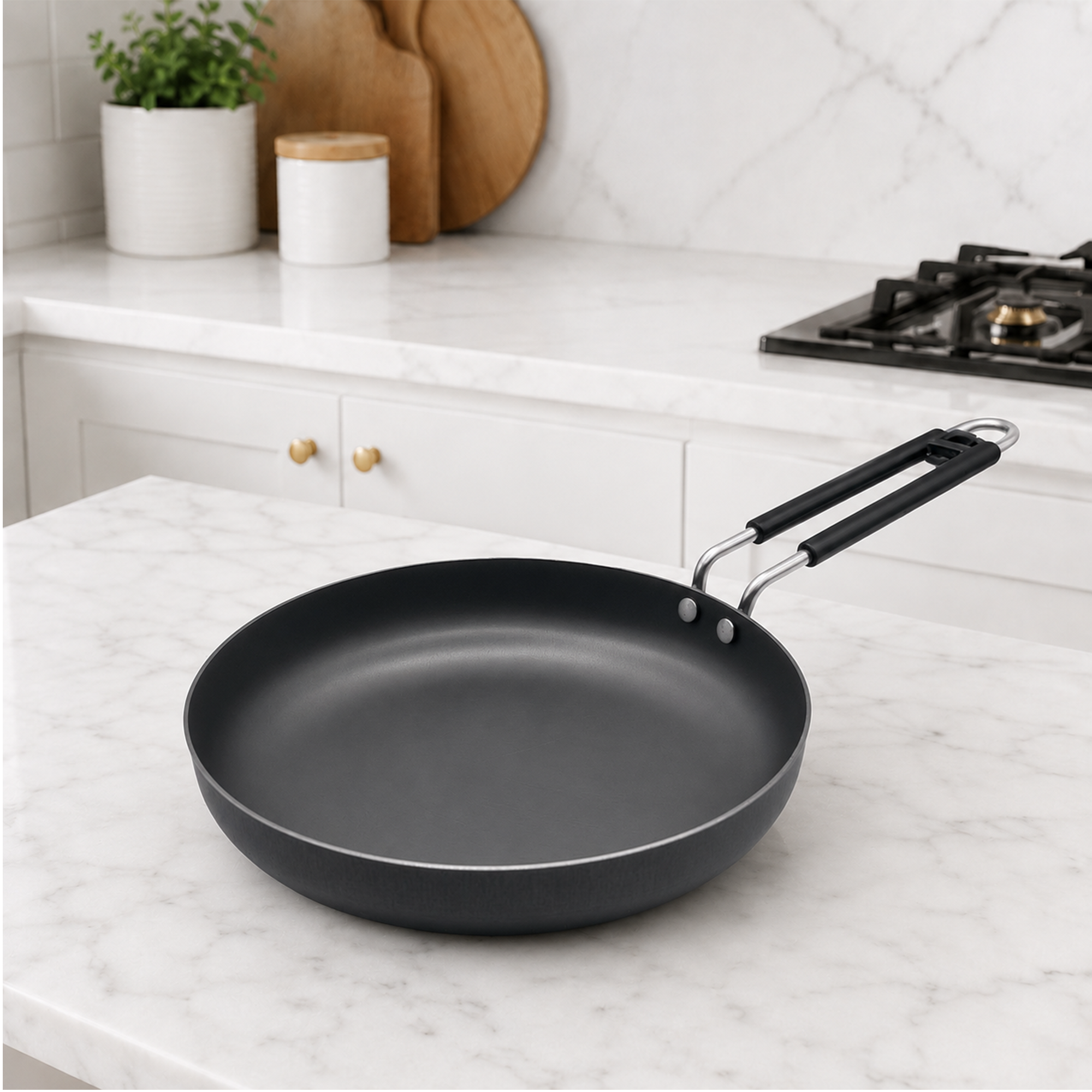 Pre-Seasoned  Iron Frypan, 100% pure, Toxin Free