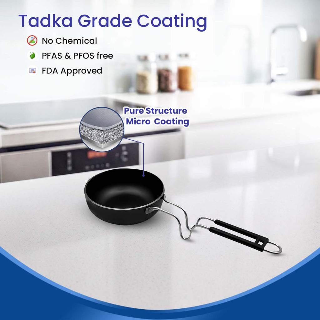 Iron Tadka Pan Pre-seasoned, 100% Pure, Toxin-free
