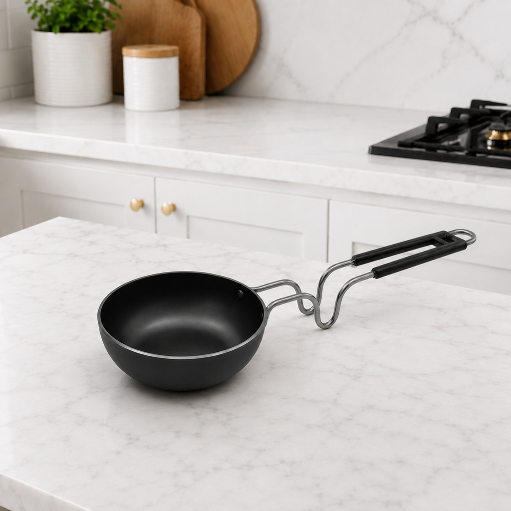 Iron Tadka Pan Pre-seasoned, 100% Pure, Toxin-free