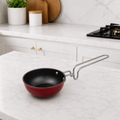 Non-Stick Mini Tadka Pan with Stainless Steel Wire Handle