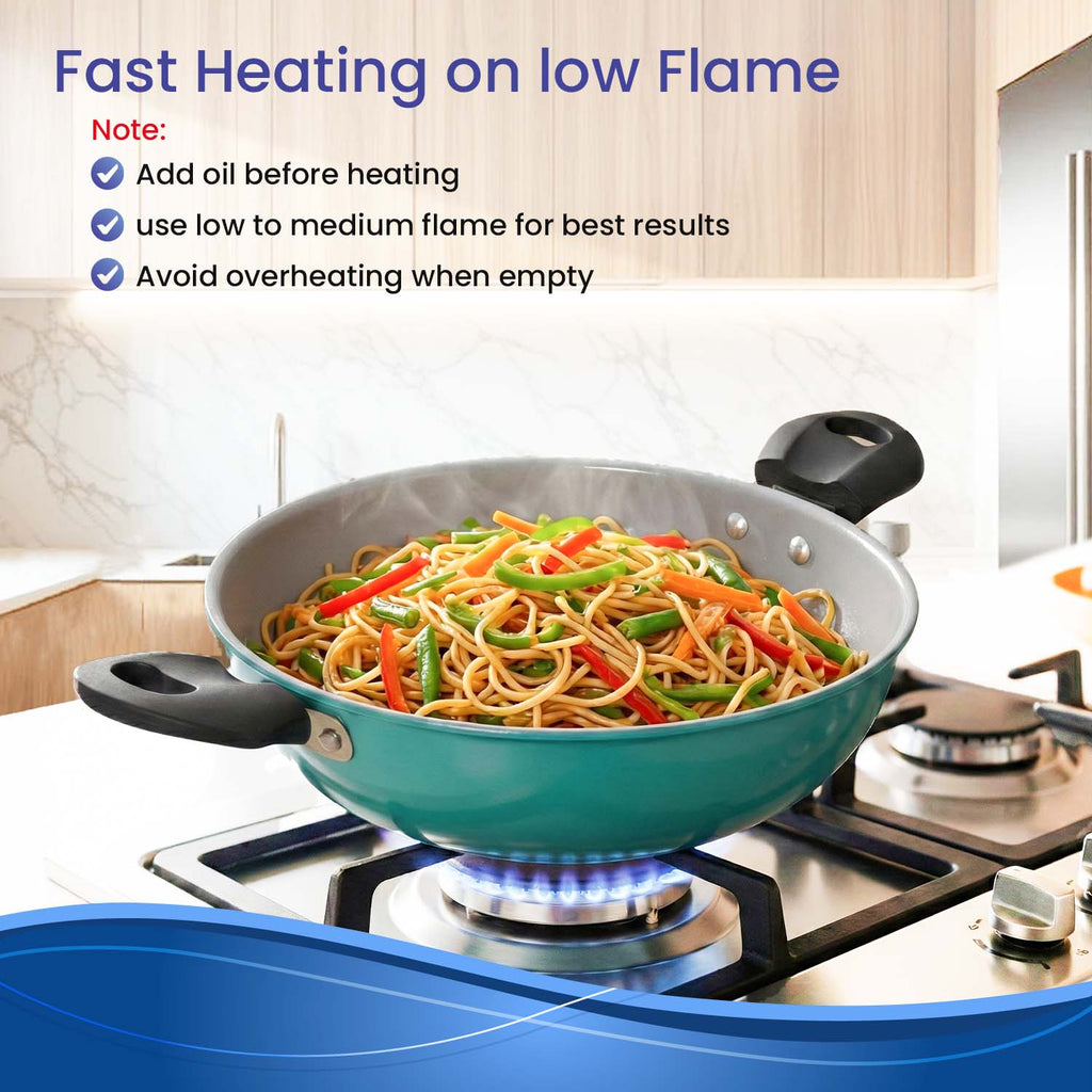 Non-Stick Premium Aqua kadhai | Toxin free