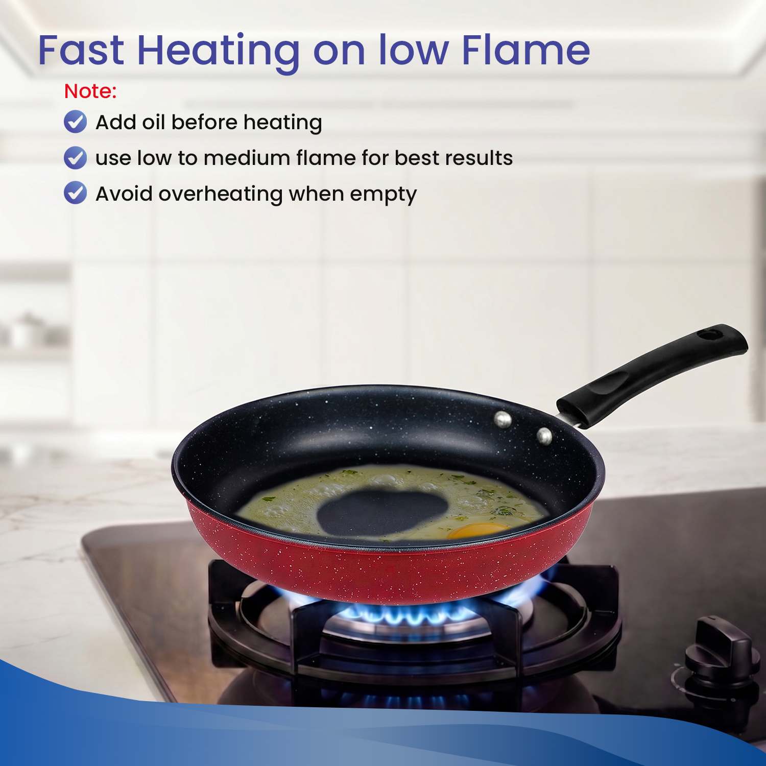 Premium Non-Stick Frying Pan – Induction & Gas Compatible Skillet