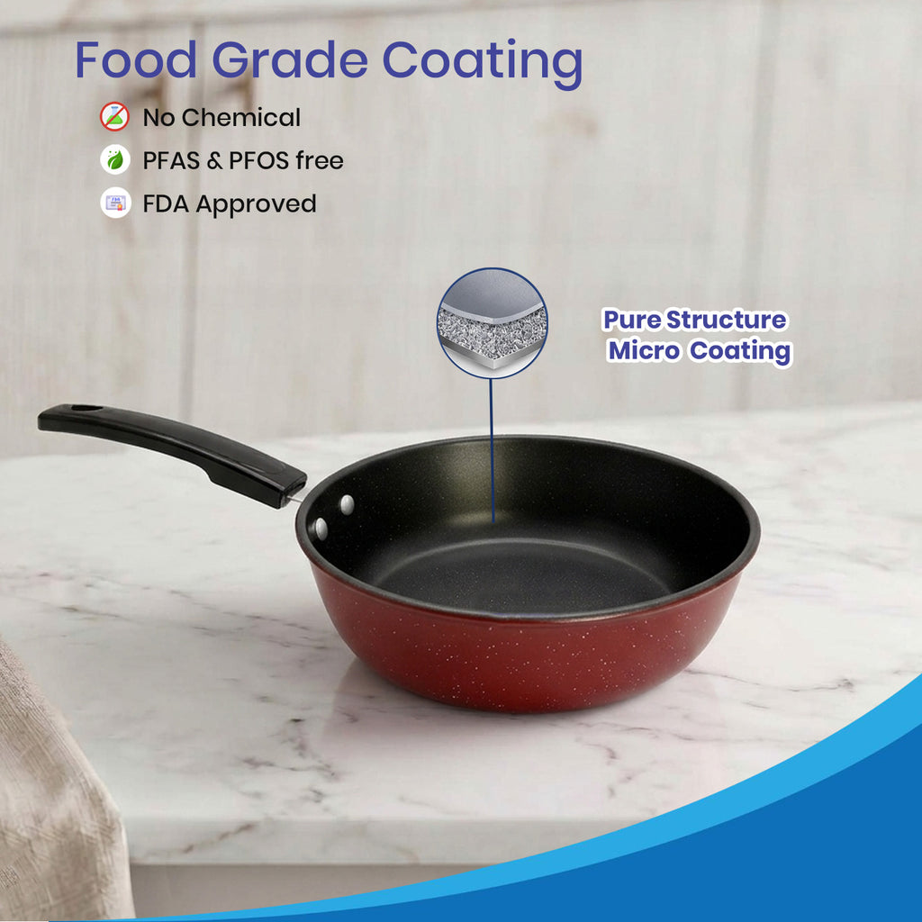 Non-Stick Sauce Pan |  Deep Skillet with Stay-Cool Handle
