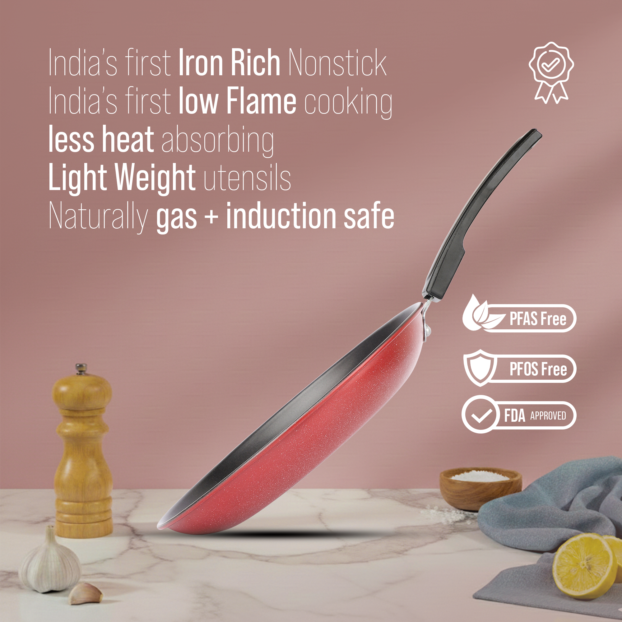 Non-Stick Fry Pan |  PFAS, and PFOS Free