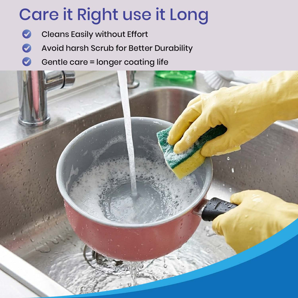 Premium Pink Non-Stick Saucepan |  PFAS, and PFOS Free