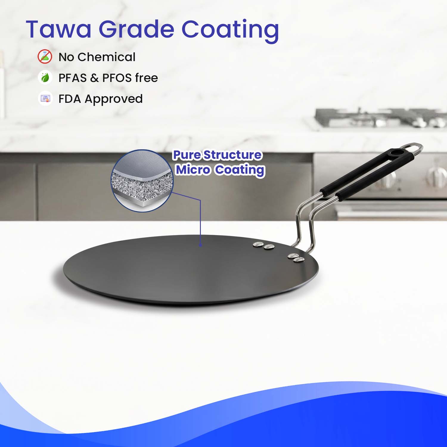 Iron Roti Tawa, 100% pure, Toxin free