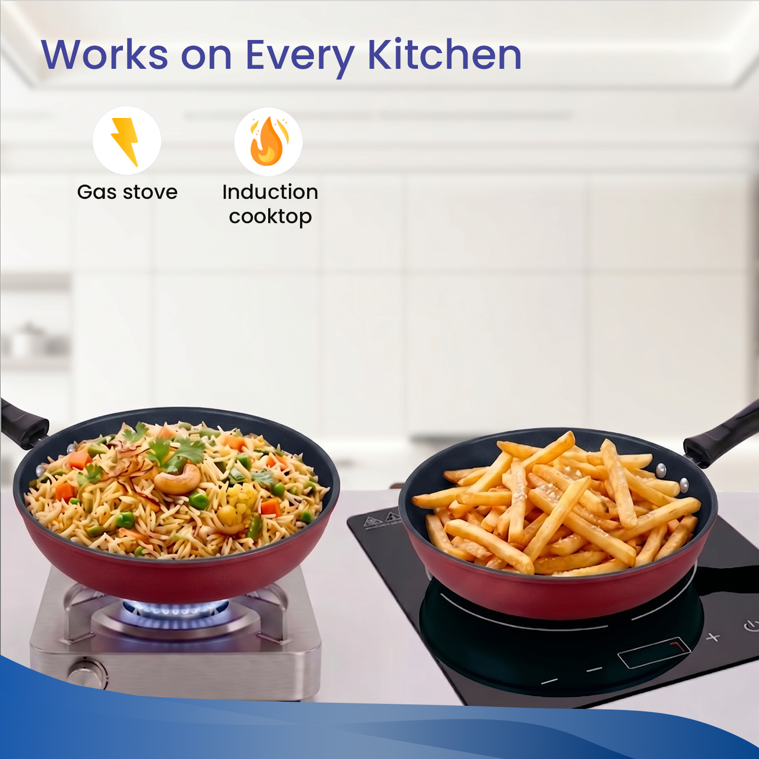 Premium Non-Stick Frying Pan – Induction & Gas Compatible Skillet