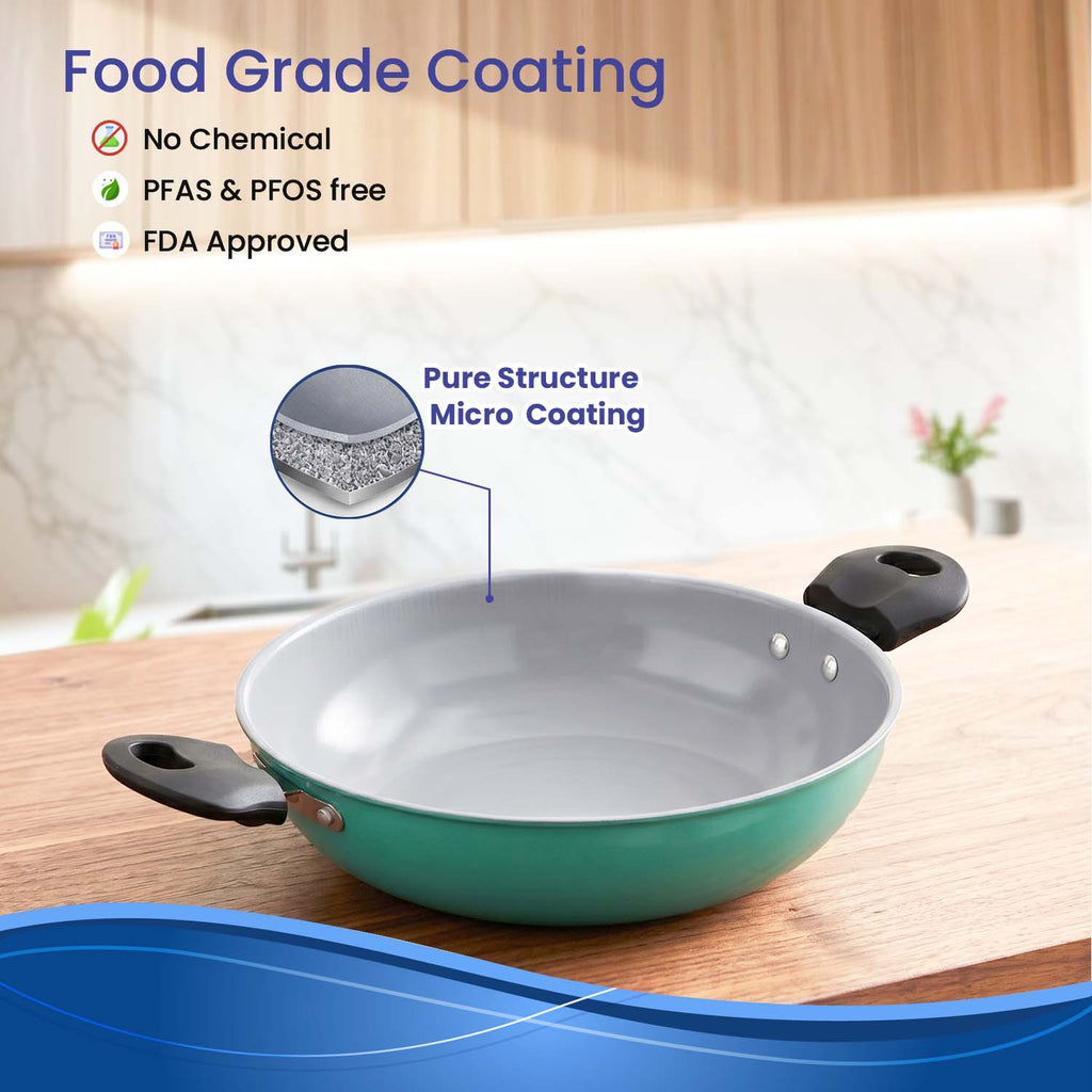 Non-Stick Premium Aqua kadhai | Toxin free