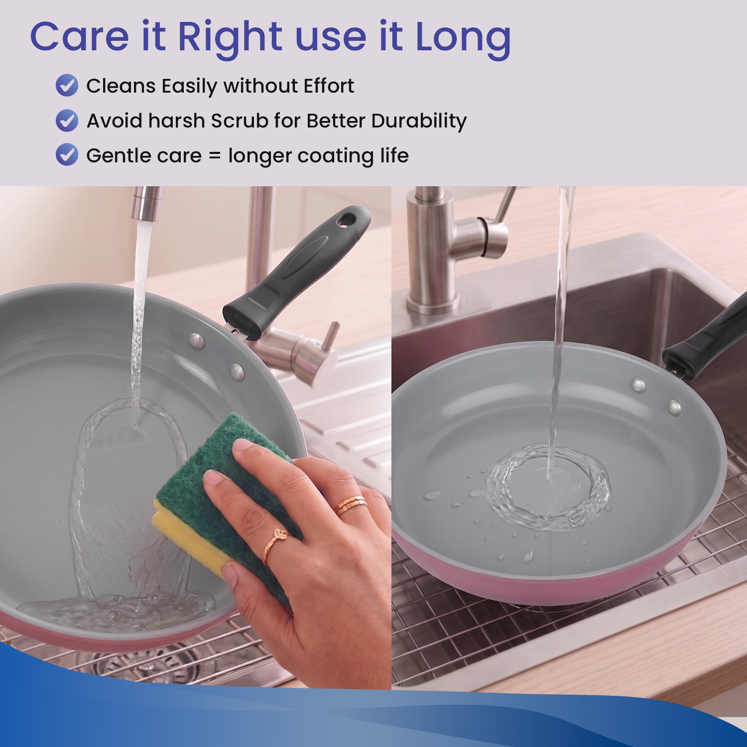 Non-Stick Frying Pan - Eco-Friendly PFAS, and PFOS Free